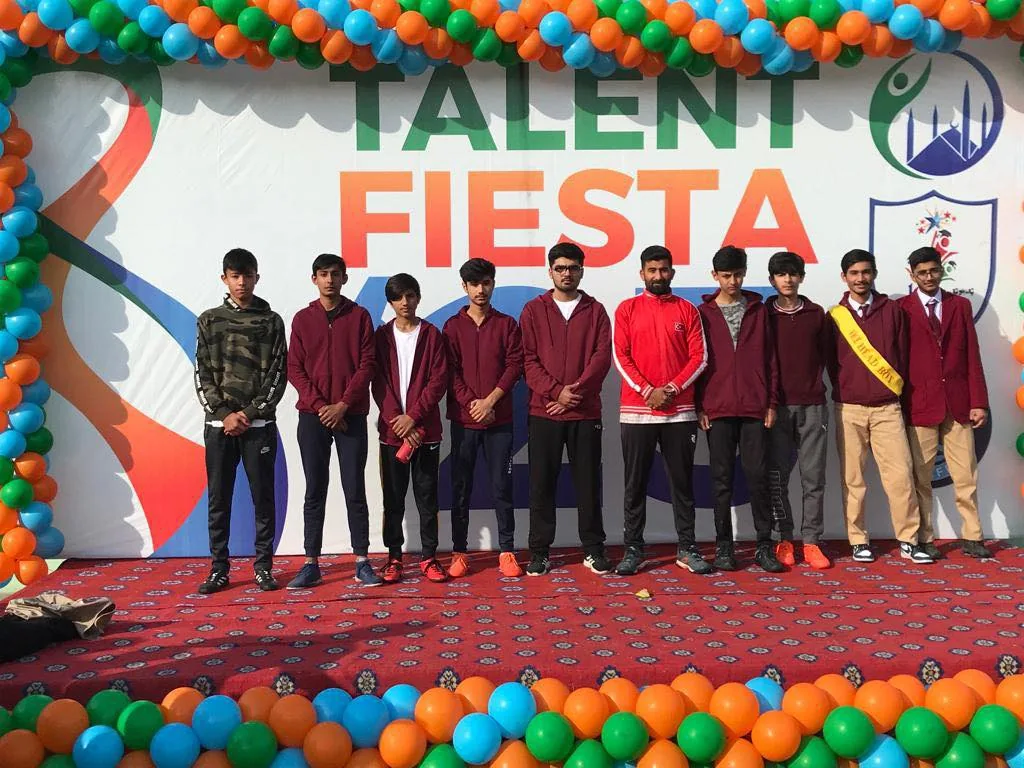 High school students gathered at a Nurture talent event